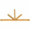 Ekena Millwork Saratoga Rough Sawn Timber Gable Bracket, Western Red Cedar, 108"W x 58"H x 4"D x 4"F, 13/12 Pitch GBW108X58X0404SAR00RWR - alternate 4
